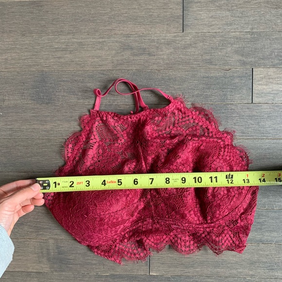 George Red Lace Bralette Women’s M - Picture 5 of 6